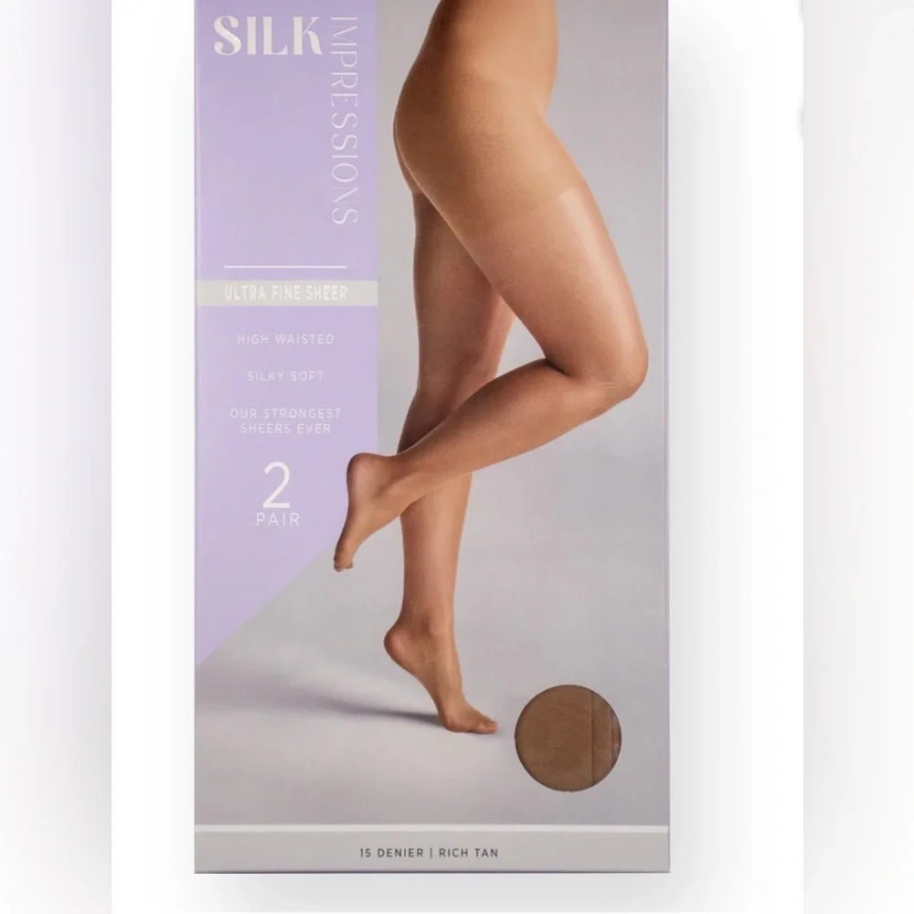 Silk Impressions Ultra Fine‎ Sheer Tights! Size XXXL! New in original packaging!